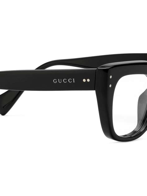 gucci wc bril|gucci leather eyewear.